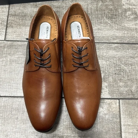 Final Price Kenneth Cole New York Mens Cognac Color Classic Shoe - new Kenneth Cole NY Mens Leather Shoe Cognac Size 12M | eBay main image 3
